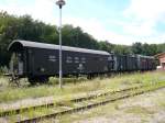 Historische Alte DR Wagen am 23.7.2007 in Heringsdorf