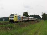 Dispolok ER 20 ER 20 003 am 21.7.08 in der n�he von Geltendorf