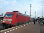 Am Dienstag zog diese Lok den IC 2213 R�gen vom ...