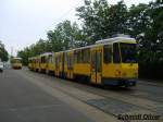 berlin KT4D 6143 und 6151 der Berliner Verkehrsbetriebe (BVG) auf der Linie 18 nach Hellersdorf/Riesaer-Str.