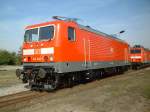 Bahntag im AW Dessau 20.09.2003 (143 640-1)  ...