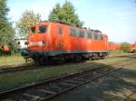 Bahntag im AW Dessau 20.09.2003 (141 344-2)  ...