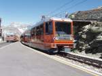 Triebwagen 3041 und 3084 auf der Endstation Gornergrat. 06.08.07  ...