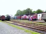 NTB Wagenpark im Heimatbahnhof Wiesbaden-Dotzheim; 07.08.2007  ...