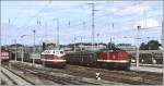 243 267-2, 118 587-5 und 112 414-8 nebst Doppelstockwagen in ...