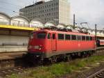 110 481-9 als Tfz in Koblenz  ...