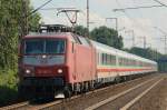 DB 120 142-5 am Bahnübergang Recklinghausen Börster Weg am 24.08.2007 ... DB 120 142-5 am Bahnübergang Recklinghausen Börster Weg am 24.08.2007 ...