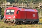 1116 146-0 sonnt sich in der Morgensonne in Lindau Reutin. ...