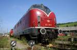 Anfang Juni 2007 weilt 221 135 bei EBW in W�rzburg ...