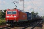 Railion 185 190-6 mit G�terzug am 24.08.2007 in Recklinghausen am ...
