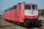 181 224-7 stand am 27.08.07 abgeb�gelt im Karlsruhe HBF.  ...