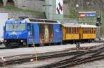 Ge 4/4 III 652 Vaz/Obervaz/Lenzerheide-Valbella mit Werbung f�r den Hockey-Club-Davos  ...
