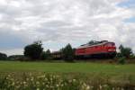 233 043 mit einem G�terzug am Abzw. S�richen (25.07.2007)  ...