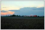 Eigentlich wollten wir einen sch�nen Sonnentuntergang einfangen, aber diese Wolke ...