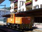 RhB - Wartende Rangierlok Ge 3/3 214 im Bahnhof von ... RhB - Wartende Rangierlok Ge 3/3 214 im Bahnhof von ...