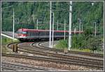 br-4010 6010 001 bei der Einfahrt am 06.08.2007 im Bahnhof Bischofshofen.