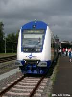 Anl��lich der Loktaufe in Cuxhaven befindet sich der metronom zur ...