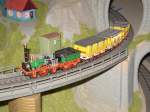 Der Adler Zug auf meiner Gebirgsbahn bef�hrt gerade die Gro�e ...