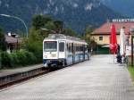 Triebwagen 12 in Garmisch-Partenkirchen. 17.08.07   ...