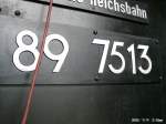 die 89 7513 bei ...  Eckhard Zemke 31.08.2007