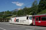 Ge 4/4 III 643 Vals mit Werbung die die Ems ...
