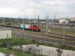 298 047-2 steht mit ihren Zug abfahrbereit im G�terverkehrszentrum Dresden-Friedrichstadt.31.08.07. ...