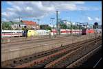 Blick �ber Den Bahnhof Hamburg-Altona Mit ICE Nach M�nchen-Hbf,UEx Nach ...