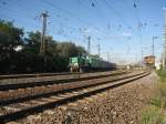 106 010 der ITL fährt mit ihrem kurzen Zug zum ... 106 010 der ITL fährt mit ihrem kurzen Zug zum ...