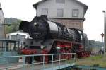 41 1144-9 steht am 01.09.07 in Meiningen kurz vor der ...