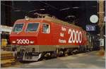 Re 4/4 IV (Bahn Rail Ferrovia 2000) in Lausanne im ...