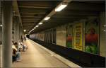 Gr�ne Linie, Station  Skanstull . ...  Gisela, Matthias und Jonas Frey 04.09.2007