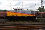 345 165-5 der DIE-LEI-GmbH bei Gleisbauarbeiten in Hagen-Vorhalle (Rangierbahnhof).  ...