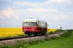 Nebenbahn Amstetten Gerstetten T06 der WEG bei Gussenstadt 2007  ...
