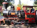 Dampflok Greif der Karlsruher Schlo�gartenbahn, aufgenommen am 12.04.2004.
  ...