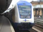 Metronom nach G�ttingen im Bahnhof Hannover Hbf.  ...