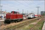 Fahrzeugausstellung 35 Jahre M�nchener S-Bahn: Im Bild, die 1965 bei ...