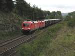 182 016 und eine 1116er am 7.9.07 leider bei Regen ...