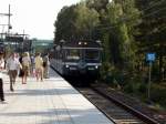  Pendelt�g Zug nach Kungshagen auf der Einfahrt in Handen.  ...