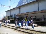Eine Steelband spielte anl�sslich des Gotthardjubil�ums am 8.9.07 in Erstfeld ...