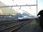 Ein Cisalpino bei der Durchfahrt durch Erstfeld! (08.09.2007)  ...