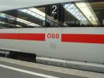 ICE 117 nach Wien Westbahnhof. ICE-T BR 411 mit �BB ...
