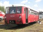 Bei Sonnenschein pr�sentiert sich die Blutblase 772 111-1 in Chemnitz-Hilbersdorf.25.08.07. ...