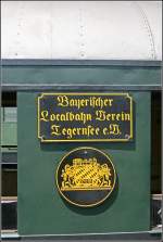 Logo des Bayerischer Lokalbahn Verein Tegernsee e.V
(01.07.07 in MOP)  ...