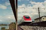 ICN aus der Froschperspektive bei Glanzenberg anfang 2005.  ...