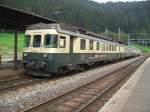 Der Triebwagen BDe 4/4 576 055-8 wartet auf ausfahrt in ...