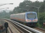 Peking Metro Ausfahrender Zug der Linie 13. 13.9.2007