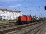 BR 203 203 116 mit einem kurzen G�terzug in regensburg. (14.08.2007)