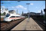 br-411-ice-t ICE T Mit ICE 1610 Kommend Von M�nchen-Hbf �ber Leipzig-Hbf,Berlin-Hbf(Tief)F�hrt Aus Dem Bahnhof Hamburg-Hbf Ziel Ist Hamburg-Altona 16.09.07