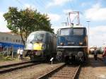 Alt und Neu nebeneinander 1216 050 und E41 001 bei ... Alt und Neu nebeneinander 1216 050 und E41 001 bei ...