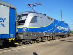 MWB Mittelweserbahn Die Br.1116 911-7 der Mittel-Weser-Bahn MWB war am 15. und 16.September 2007 in G�ppingen zur Besichtigung bereitgestellt.
Hier am 16.September 2007 am Bahnsteig im Bahnhof G�ppingen.